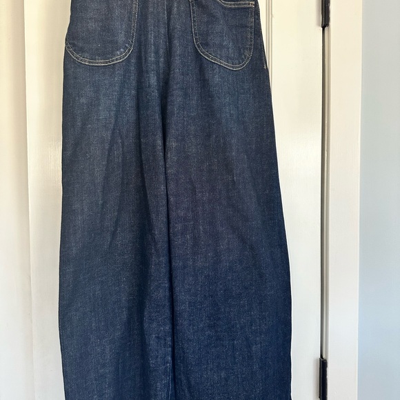 Maeve Colette Ruffle Hem Crop Wide Leg Jeans size 26 - Picture 14 of 15